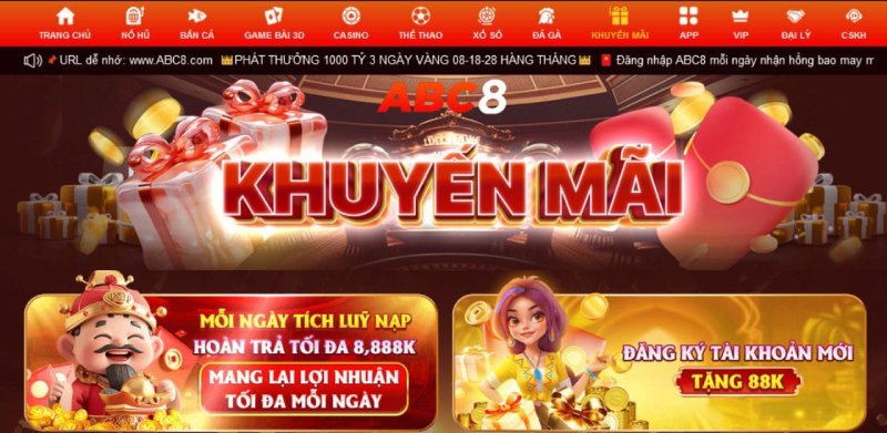 Link vào nhà cái abc8 không bị chặn 2024